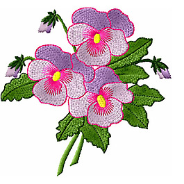 繡花 植物 花卉 花朵 葉子 免費(fèi)素材