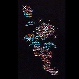 燙鉆 花卉 花朵 葉子 免費(fèi)素材