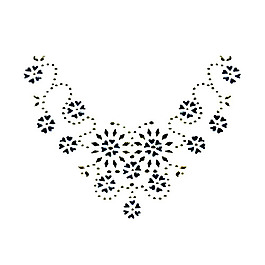 領(lǐng)邊 燙鉆 花紋 免費(fèi)素材