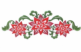 繡花 花卉 藤蔓 家紡 免費(fèi)素材
