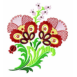 繡花 植物 花卉 花朵 樹葉 免費(fèi)素材