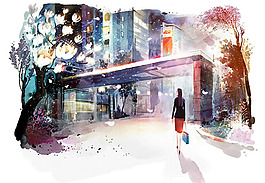 位圖 插畫 插畫師 jamsan 藝術(shù)效果 免費(fèi)素材
