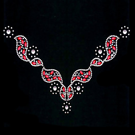 領(lǐng)邊 燙鉆 花紋 免費素材