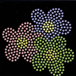 燙鉆 花卉 花紋 免費素材