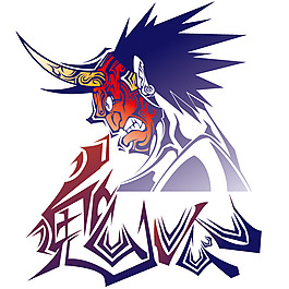印花矢量圖 主題 武士 文字 漢字 免費(fèi)素材