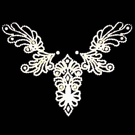 領(lǐng)邊 燙鉆 花紋 免費(fèi)素材