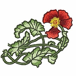 繡花 植物 花卉 花朵 樹葉 免費(fèi)素材