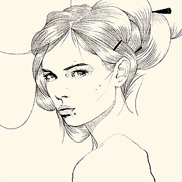 位圖 插畫 時(shí)尚插畫 人物插畫 時(shí)尚插畫 免費(fèi)素材