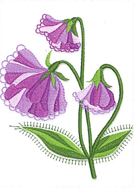 繡花 花卉 家紡 免費素材