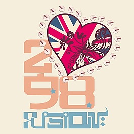 印花矢量圖 圖文結(jié)合 文字 數(shù)字 愛(ài)心 免費(fèi)素材