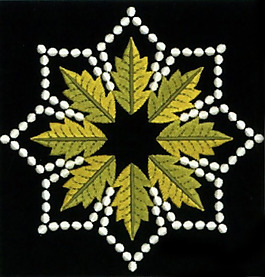 繡花 樹葉 家紡 免費素材
