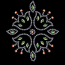 燙鉆 植物 花朵 免費素材