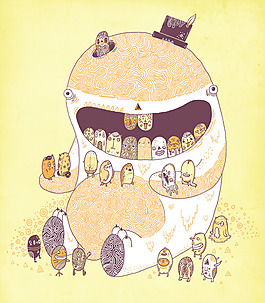 位圖 插畫 卡通插畫 卡通插畫師 免費素材