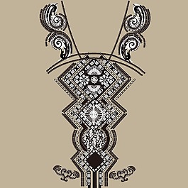 印花矢量图 图文结合 文字 英文 古典花纹 免费素材