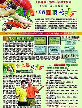 五行蔬菜汤图片