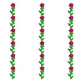 繡花 植物花紋 花朵 家紡 免費素材