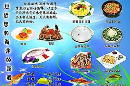 菜 海洋背景图片