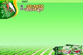 蔬菜田园食品广告底图图片