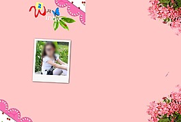 兒童成長歷程相冊psd源文件
