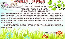 醫療保健知識展板圖片
