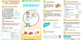 乙肝知識折頁圖片