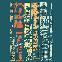 印花矢量圖 圖文結(jié)合 文字 英文 破碎風(fēng)格 免費(fèi)素材