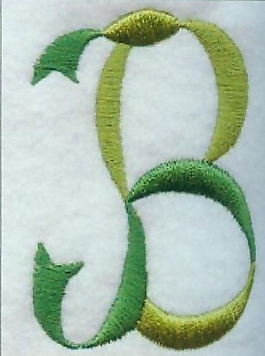 繡花 文字 字母 家紡 免費素材