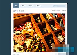 簡潔相冊wordpress模板