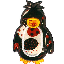 繡花 企鵝 家紡 免費(fèi)素材