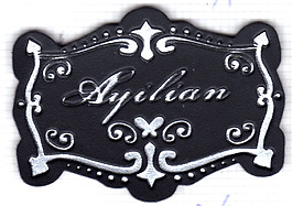 貼牌 文字 英文 藤蔓 Ayilian 免費(fèi)素材