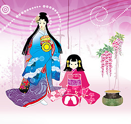 位圖 主題 和風(fēng)系列 日本風(fēng)格 民族圖案 免費(fèi)素材