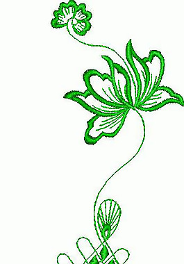 繡花 藤蔓 花卉 家紡 免費(fèi)素材