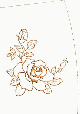繡花 領(lǐng)邊 花卉 家紡 免費素材