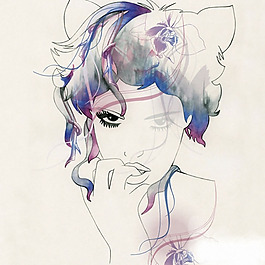 位圖 插畫 插畫師 Nadia Flower 免費(fèi)素材