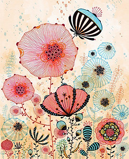 位圖 植物插畫 植物插畫師 Yellena James 免費素材