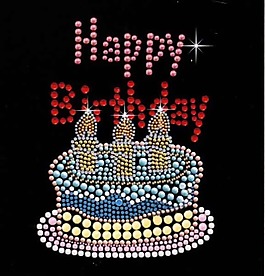 燙鉆 文字 英文 蛋糕 生日 免費素材