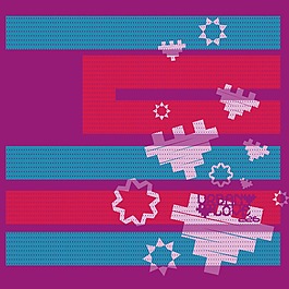 印花矢量图 几何 积木 条纹 方块 免费素材