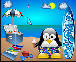 tux_at_the_beach_by_merlin2525-remix-vacances