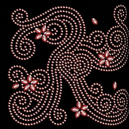 燙鉆 花紋 花卉 免費素材