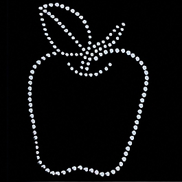 燙鉆 蘋果 免費素材