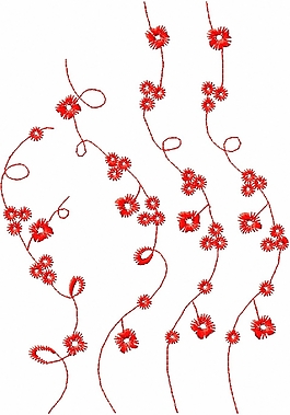 繡花 花卉 家紡 免費(fèi)素材