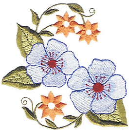 繡花 花卉 家紡 免費(fèi)素材