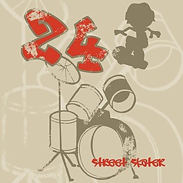 印花矢量圖 音樂元素 樂器 架子鼓 數(shù)字 免費(fèi)素材