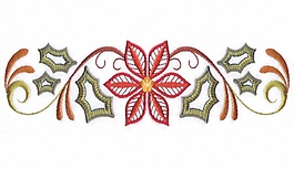 繡花 花卉 藤蔓 家紡 免費(fèi)素材