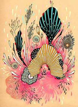 位圖 植物插畫 植物插畫師 Yellena James 免費素材