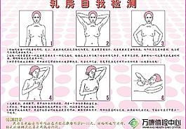 乳房自我檢測圖片