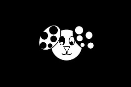 黑色的