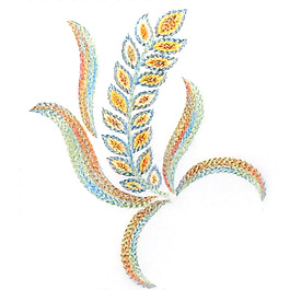 繡花 麥穗 家紡 免費素材