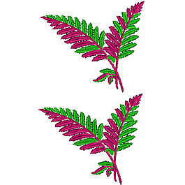 繡花 植物 樹葉 家紡 免費(fèi)素材