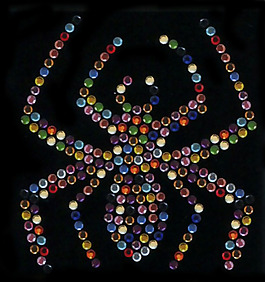 燙鉆 蜘蛛 免費素材